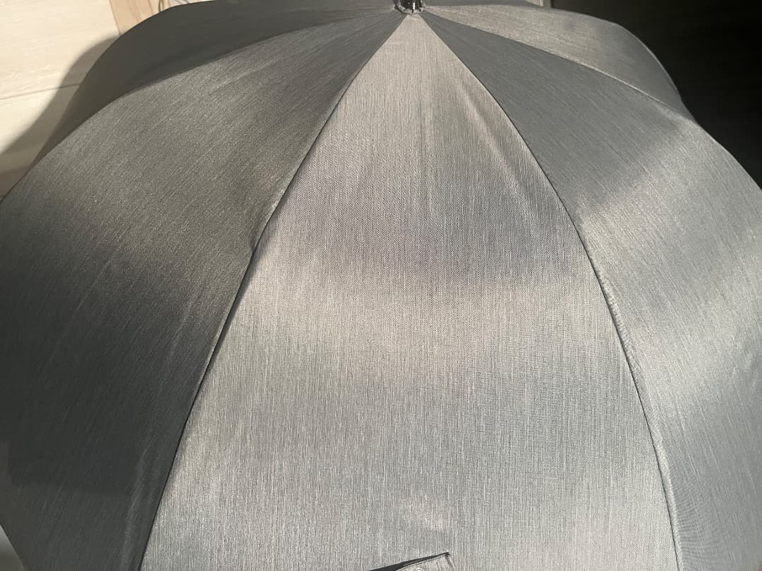 サンバリア100 正規品 Lサイズ 長傘 フロスト グレー　晴雨兼用