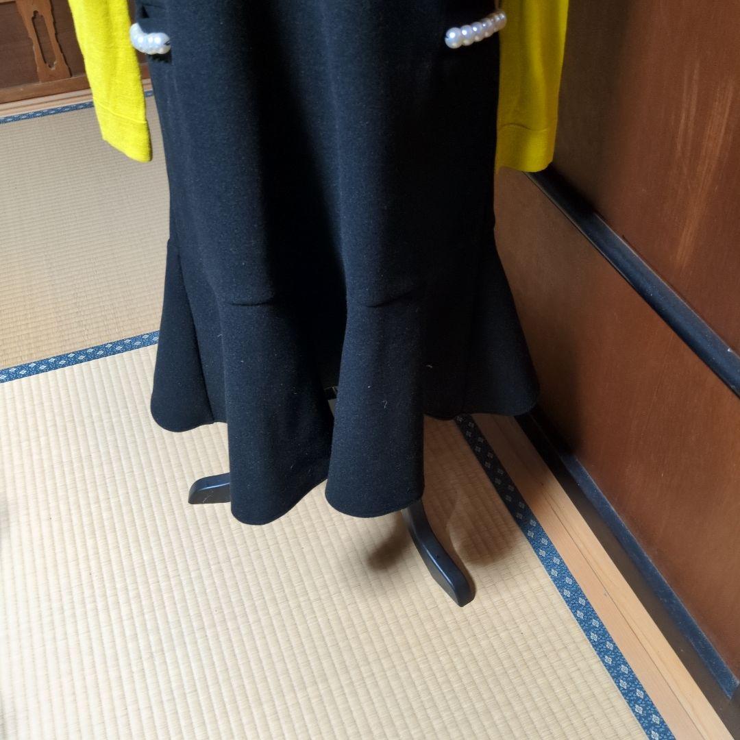 クイーンズコートパール付きレイヤードワンピース 5サイズ未使用