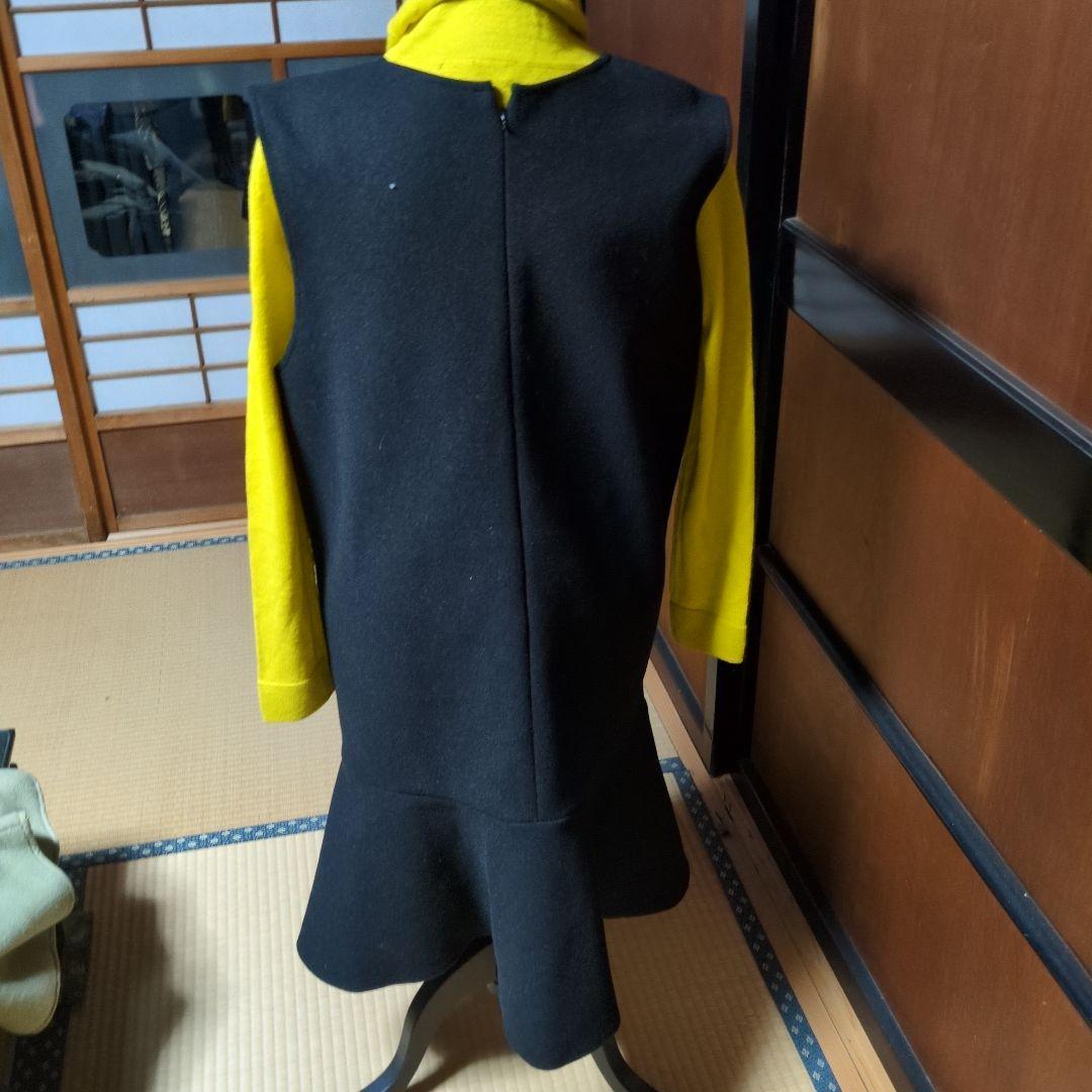 クイーンズコートパール付きレイヤードワンピース 5サイズ未使用