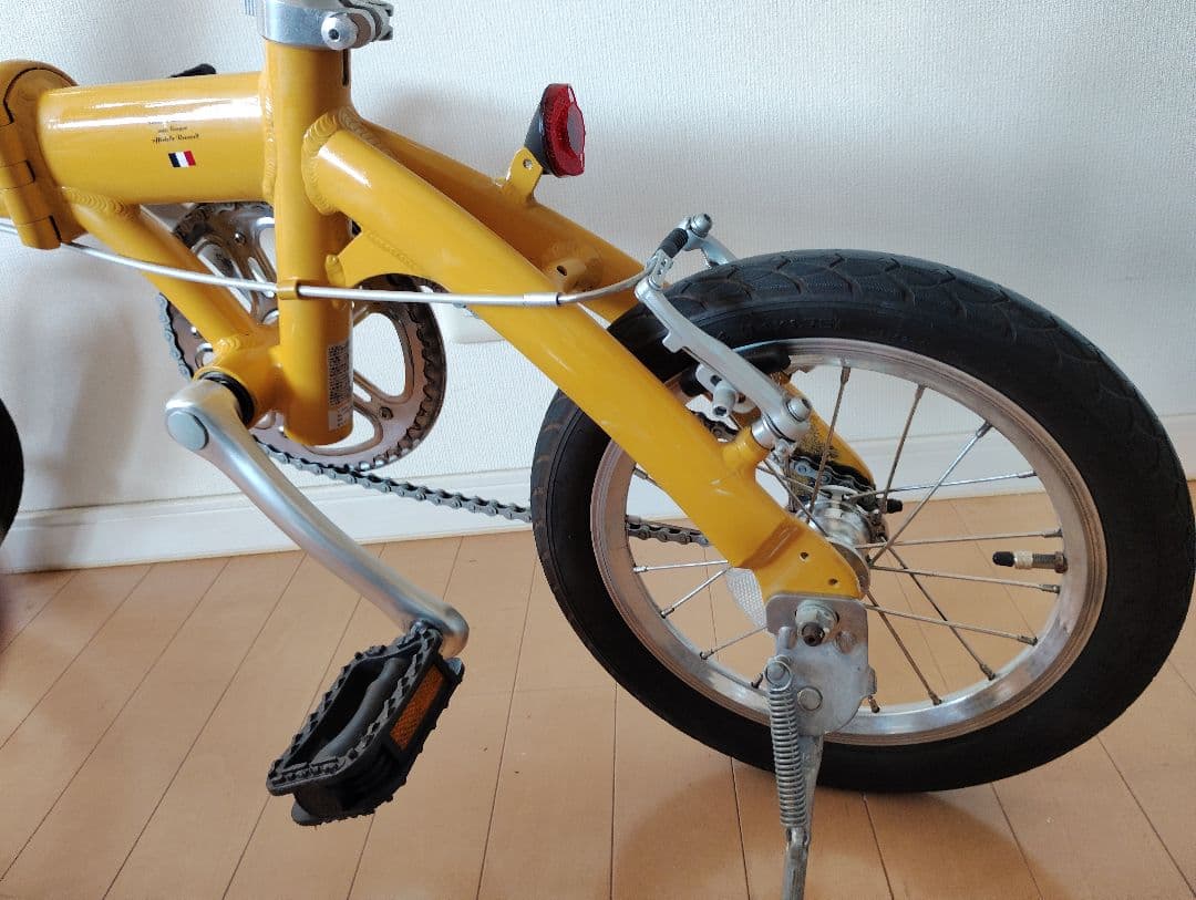 オ*2様 RENAULT Light8 折り畳み自転車 14インチ イエロー