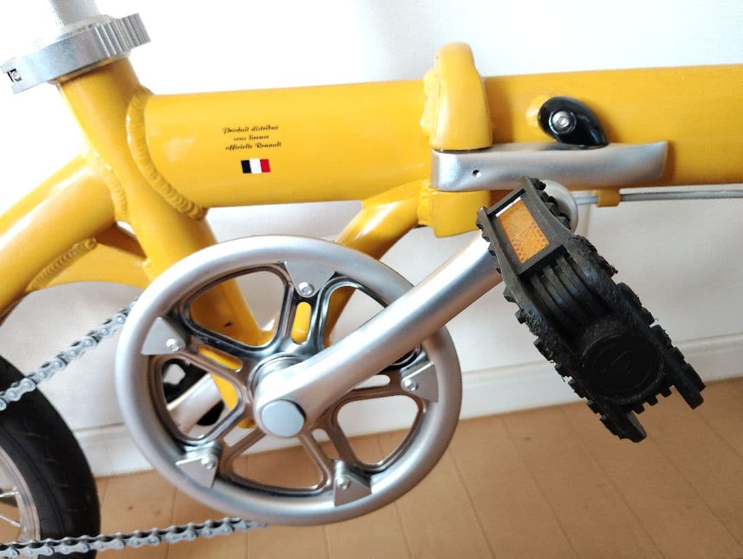 オ*2様 RENAULT Light8 折り畳み自転車 14インチ イエロー