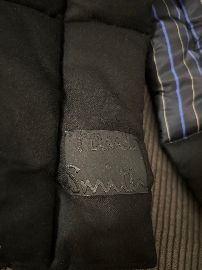 Paul Smith ポールスミス　ダウンマフラー　ストライプ　レア　※試着のみ