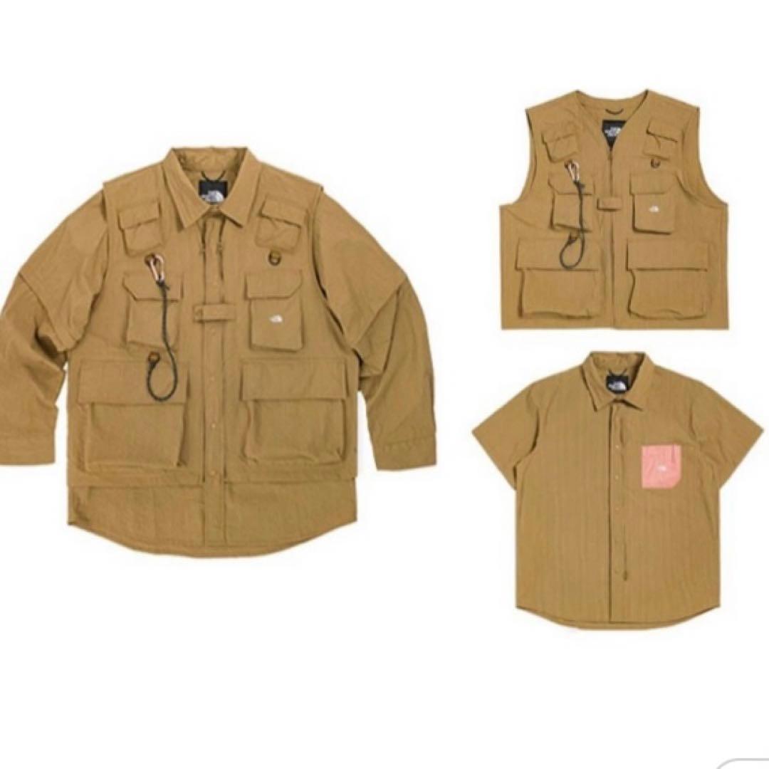 [日本未発売] ノースフェイス　2way シャツ ベスト 　メンズ M (US)