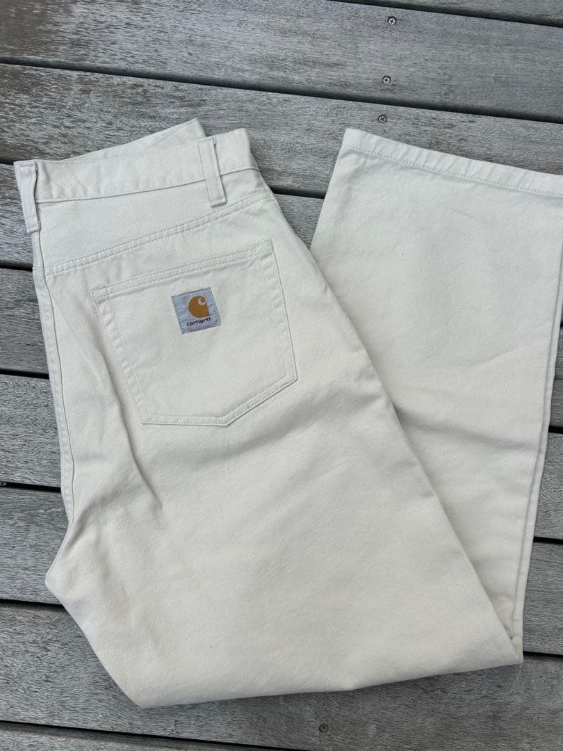 CARHARTT オフホワイト　ランドンパンツ　32