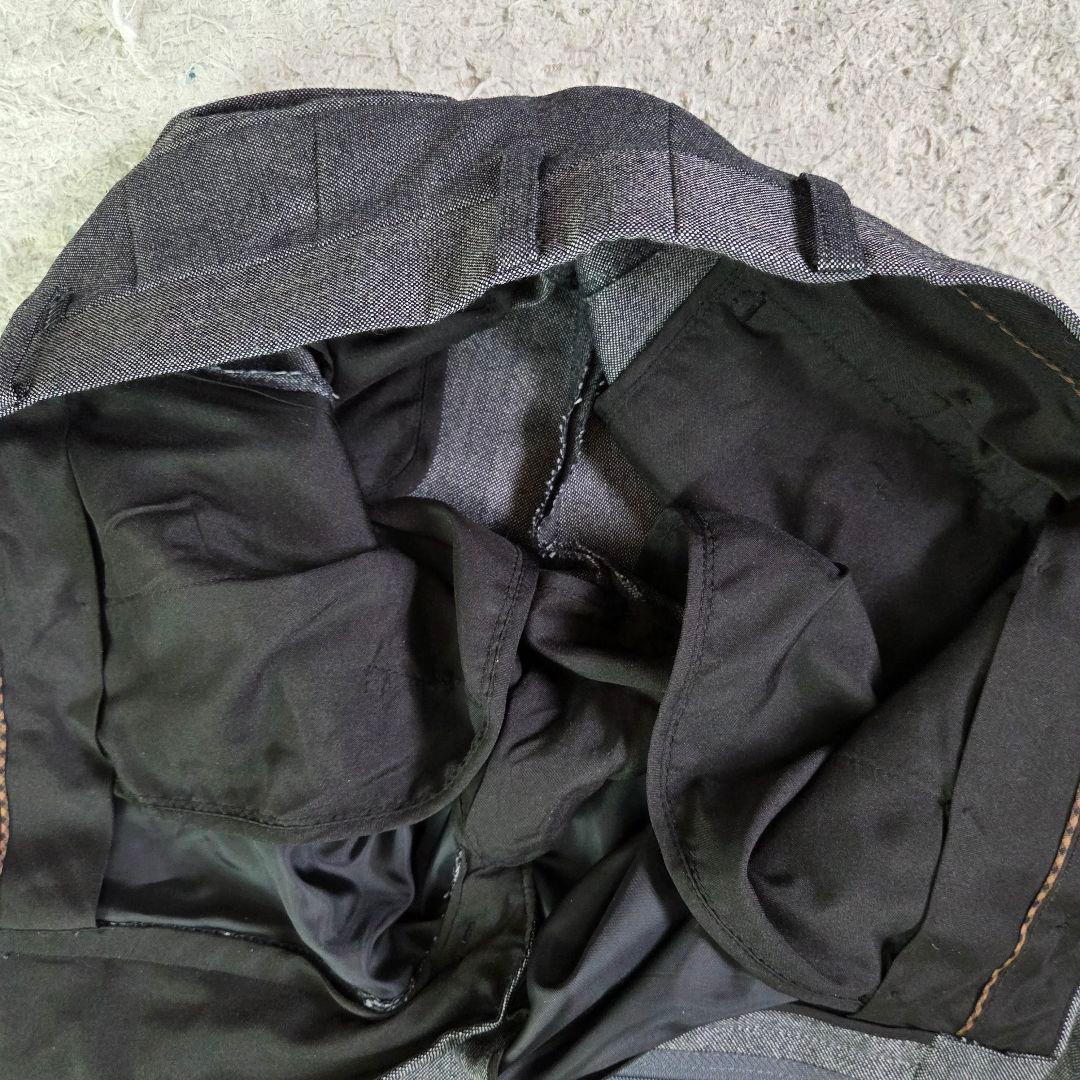 美品 エムエフエディトリアル 3ピース スーツ シャイニーウール サイズS