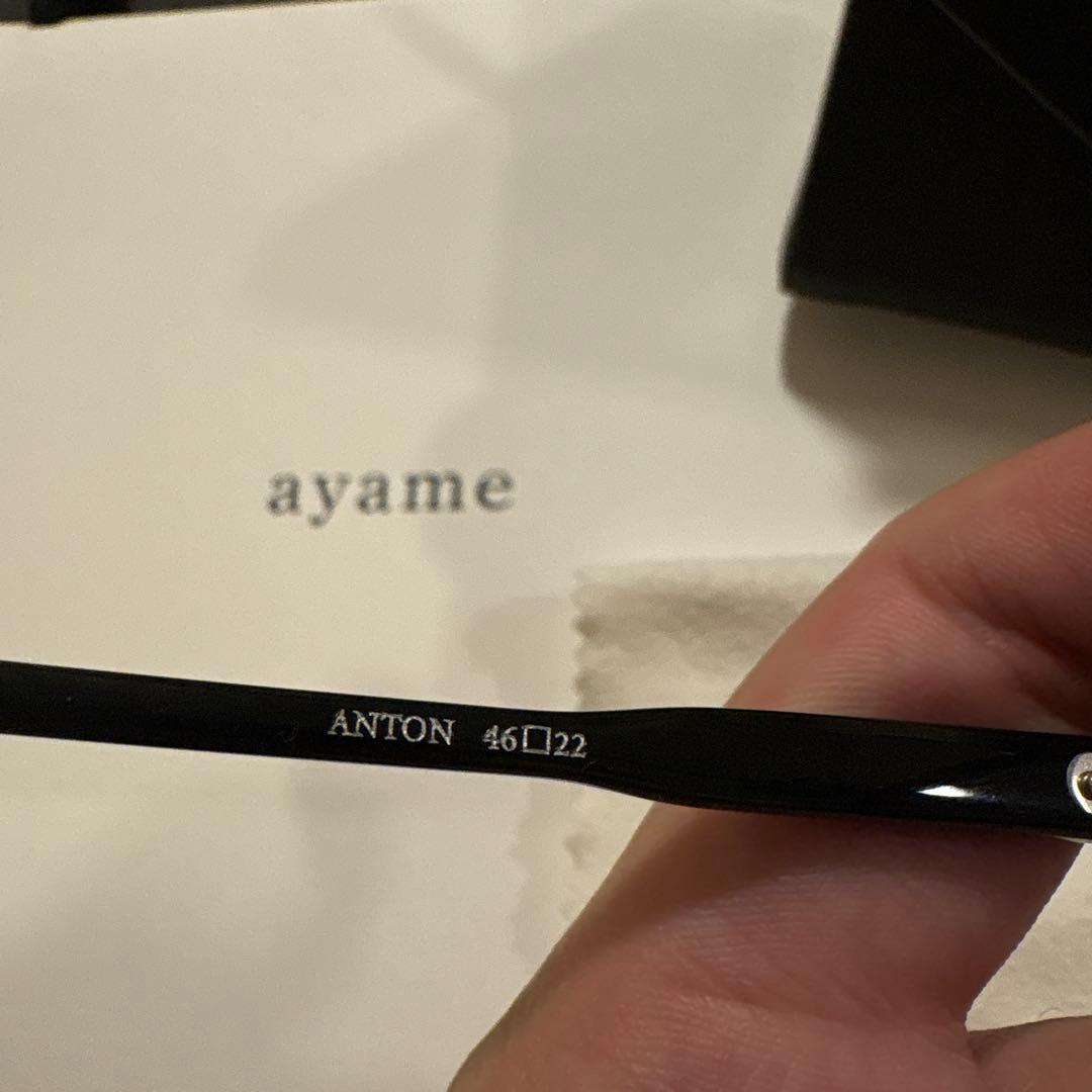 ayame ANTON ブラック サングラス