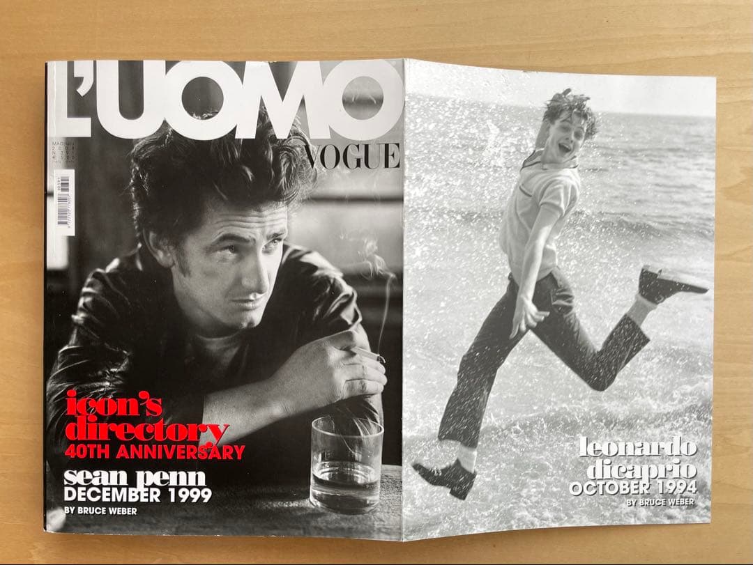 L'UOMO VOGUE 40周年記念特大号 ブルース・ウェーバー
