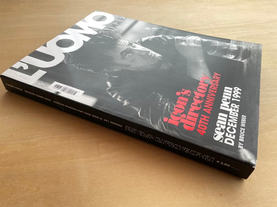 L'UOMO VOGUE 40周年記念特大号 ブルース・ウェーバー