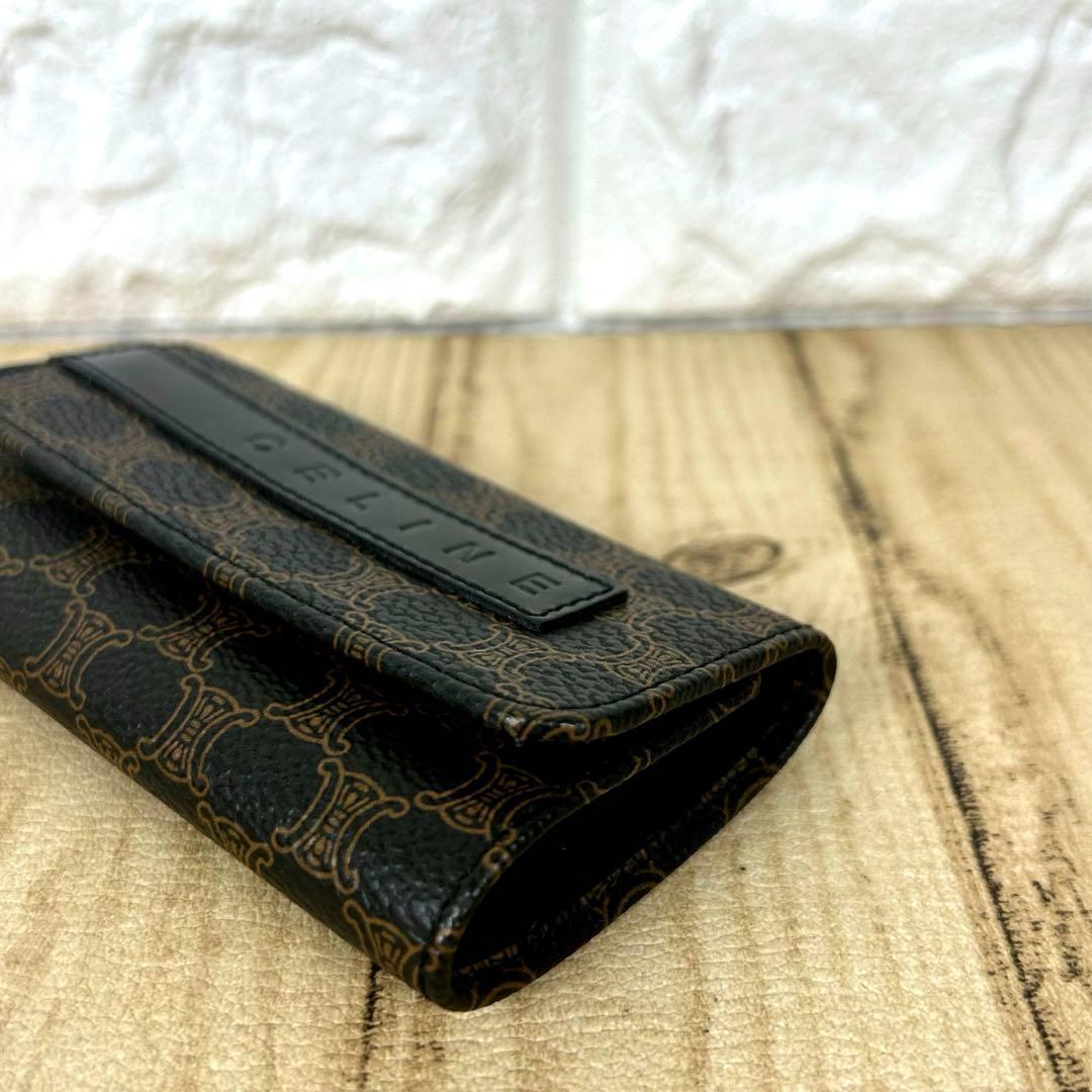 kacchi　セリーヌ　マカダム　キーケース　6連　レザー　ブラック