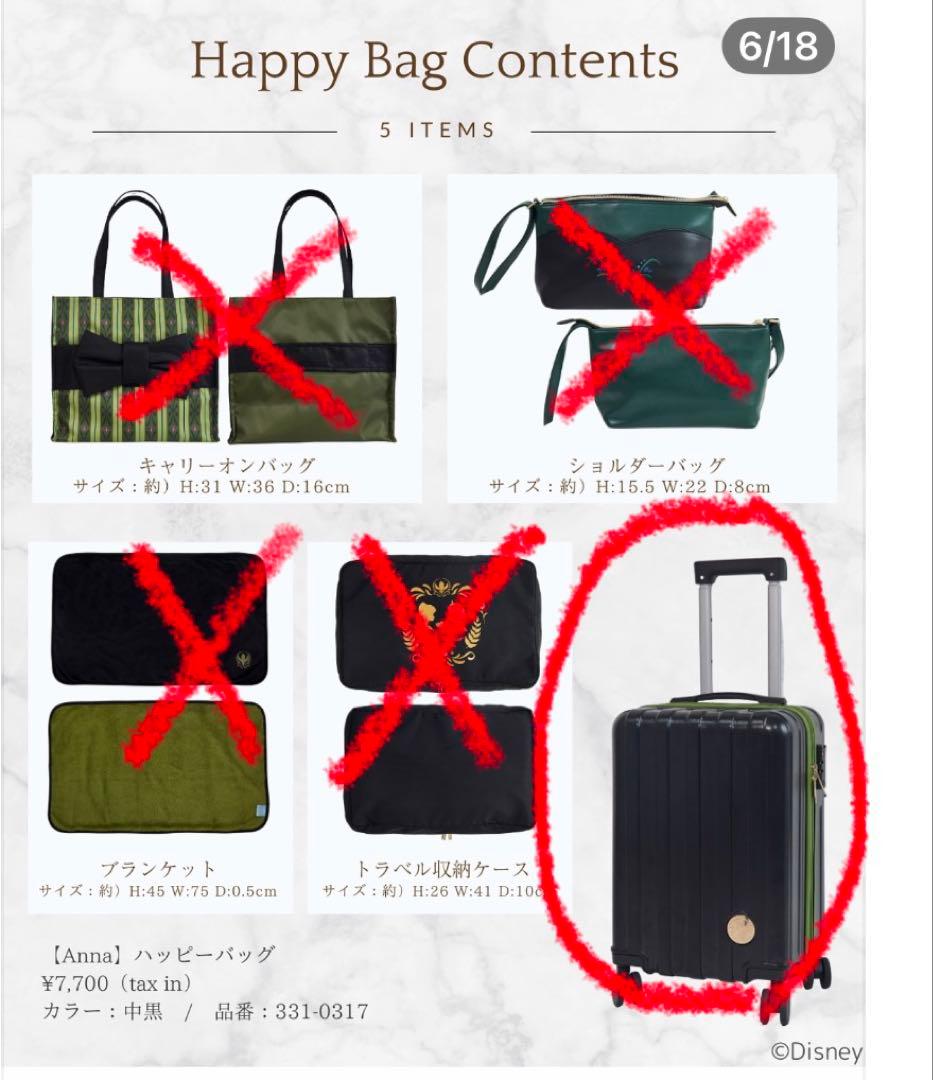 しまむら ちはる アナキャリーケース のみ