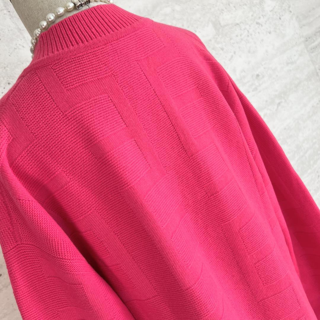 極美品★HERMES★Hジャガード★キーネック★ロングニット★チュニック