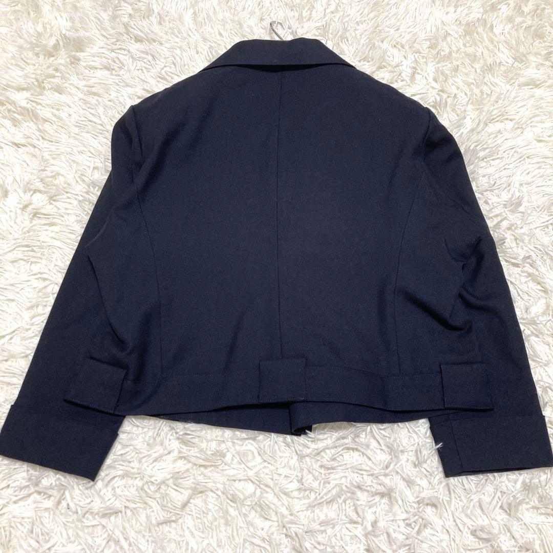 美品✨ヨウジヤマモト　クロップドジャケット　変形　S 黒　ウール　archive