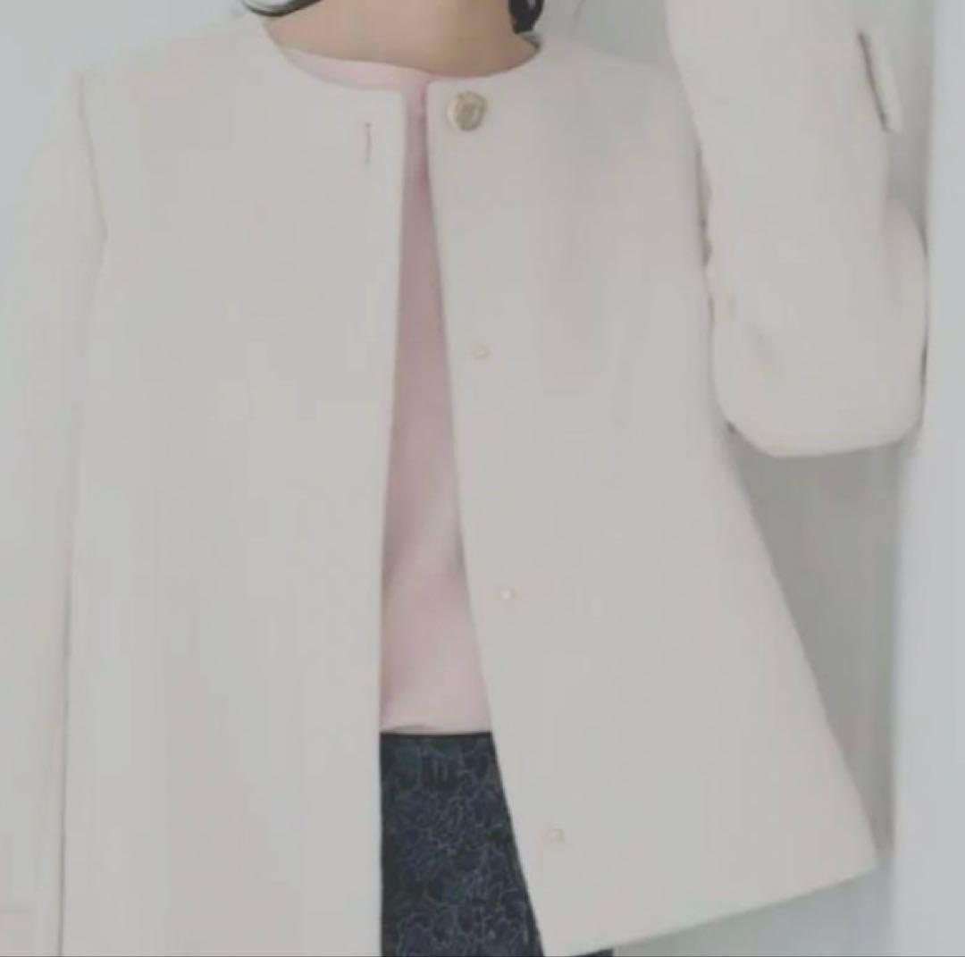 美品！今期！index ノーカラーショートコート