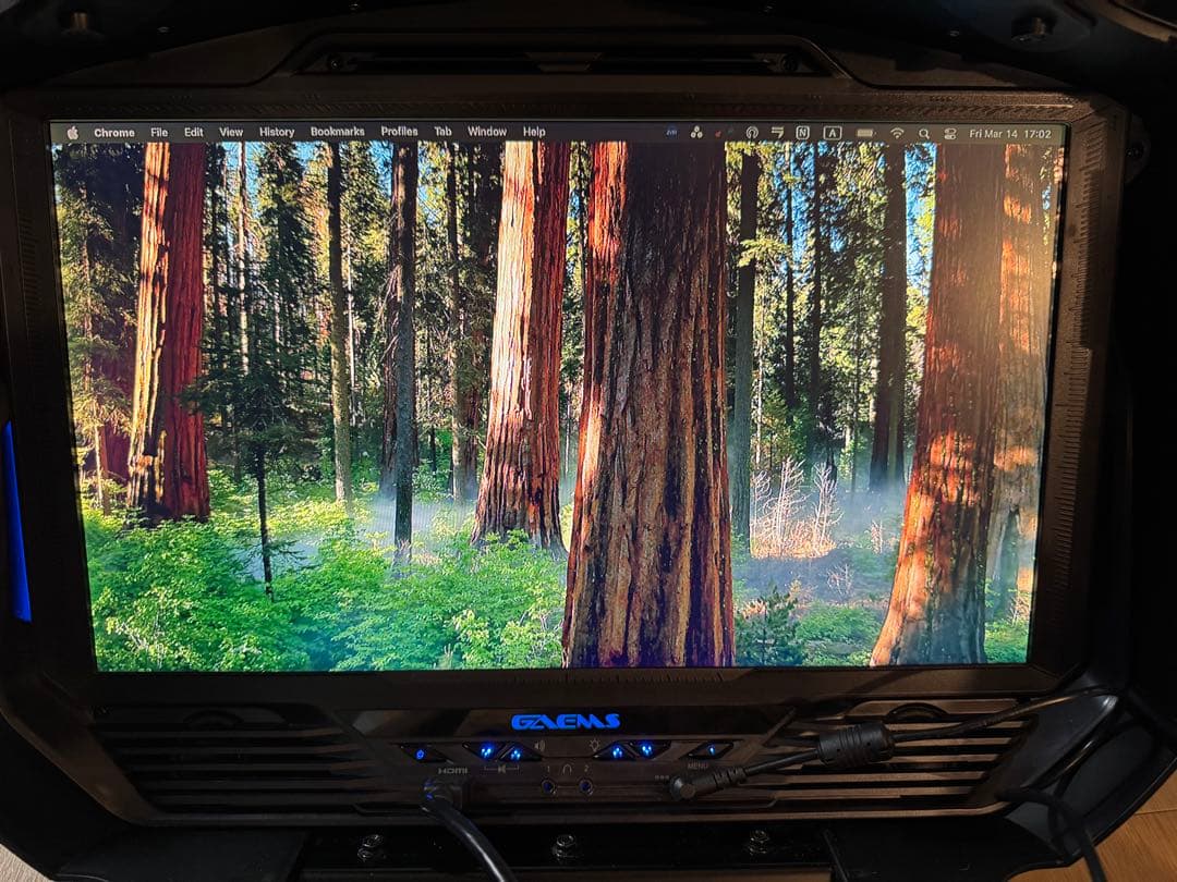 美品 GAEMS G190 ゲーミングモニター ps4/xbox 収納可能