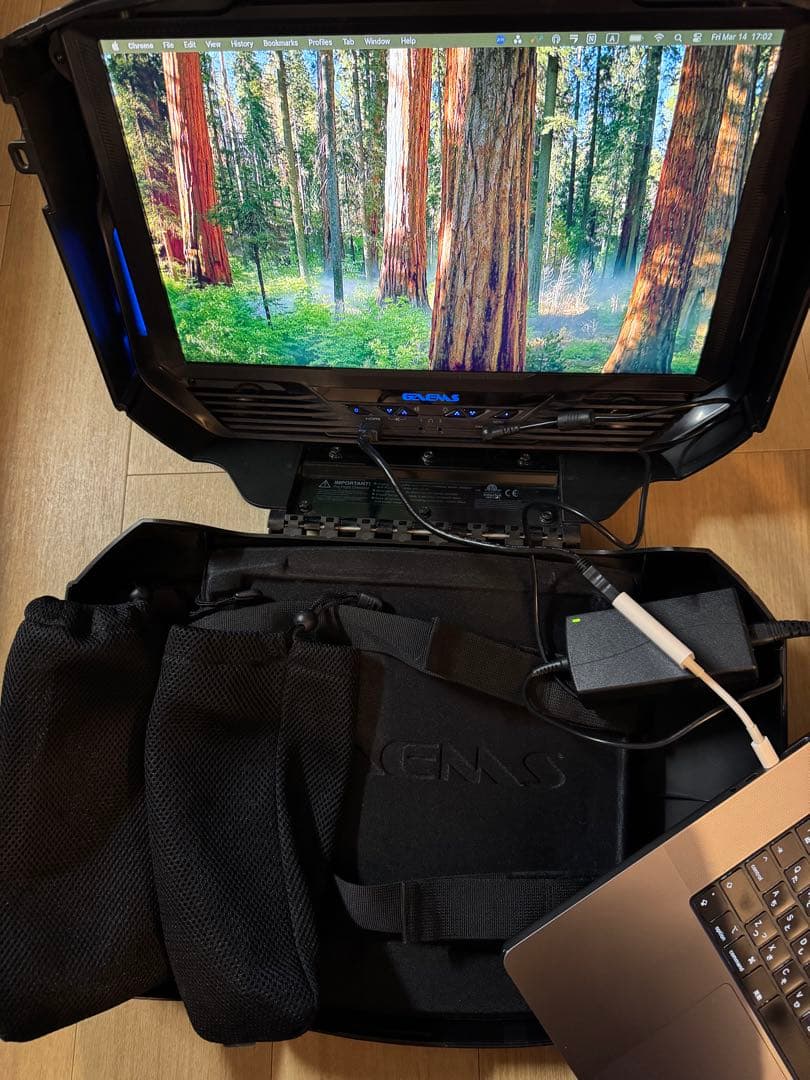 美品 GAEMS G190 ゲーミングモニター ps4/xbox 収納可能