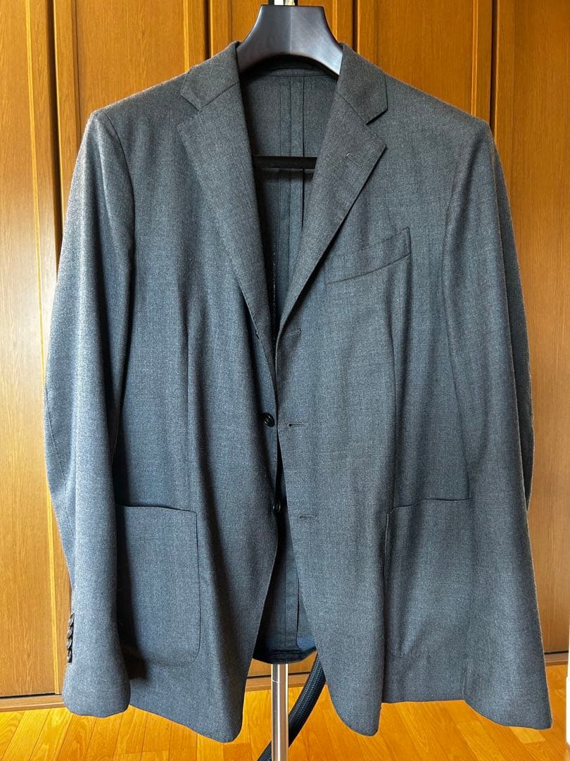 最終価格【LARDINI EASY WEAR 】ウールスーツ52