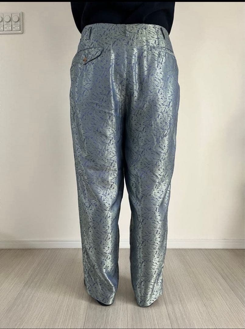 古着 コムデギャルソン 総柄パンツ ワイドパンツ ギャルソン オムプリュス