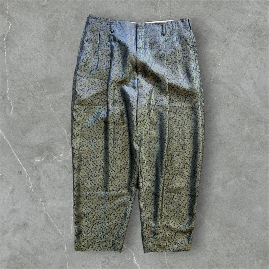 古着 コムデギャルソン 総柄パンツ ワイドパンツ ギャルソン オムプリュス