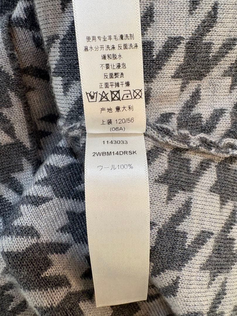 人気★DIOR 千鳥柄 長袖ドレス