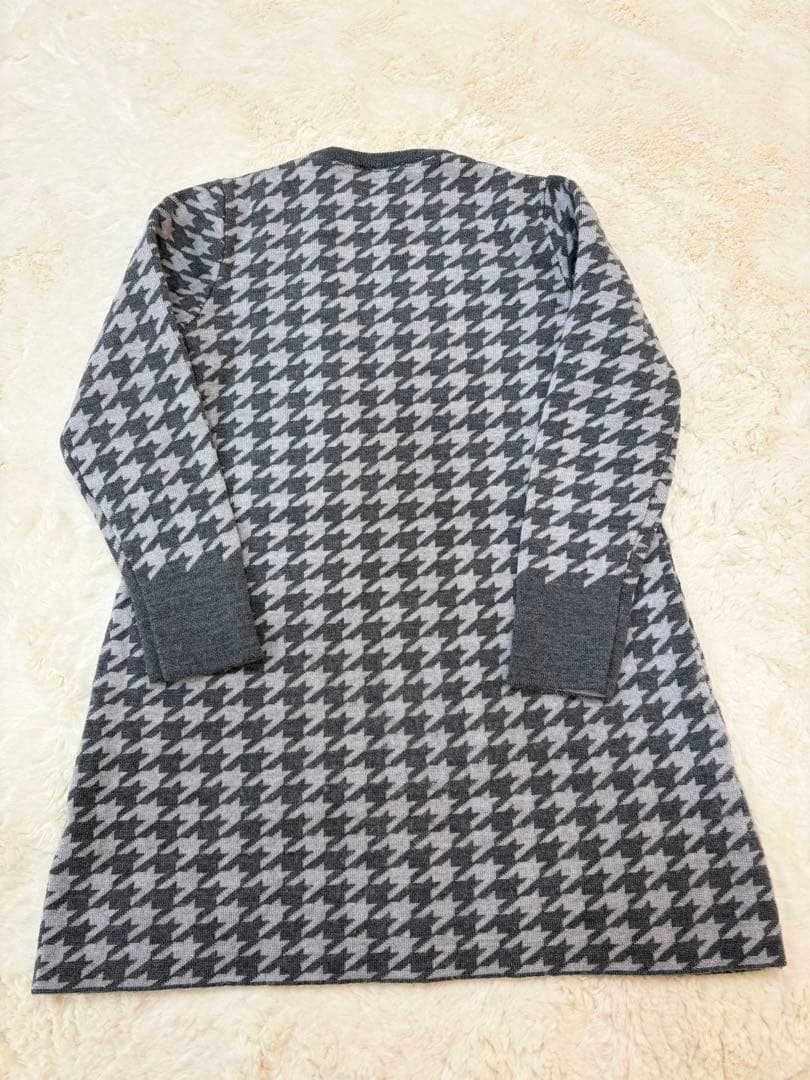 人気★DIOR 千鳥柄 長袖ドレス