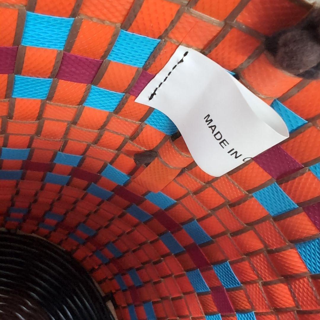 マルニマーケット　MARNI　ジャージーハンドルバケット/オレンジ