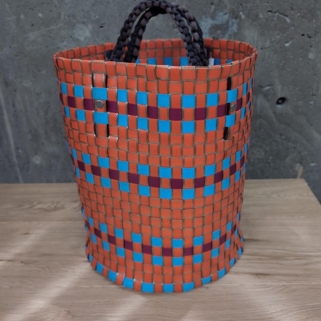 マルニマーケット　MARNI　ジャージーハンドルバケット/オレンジ