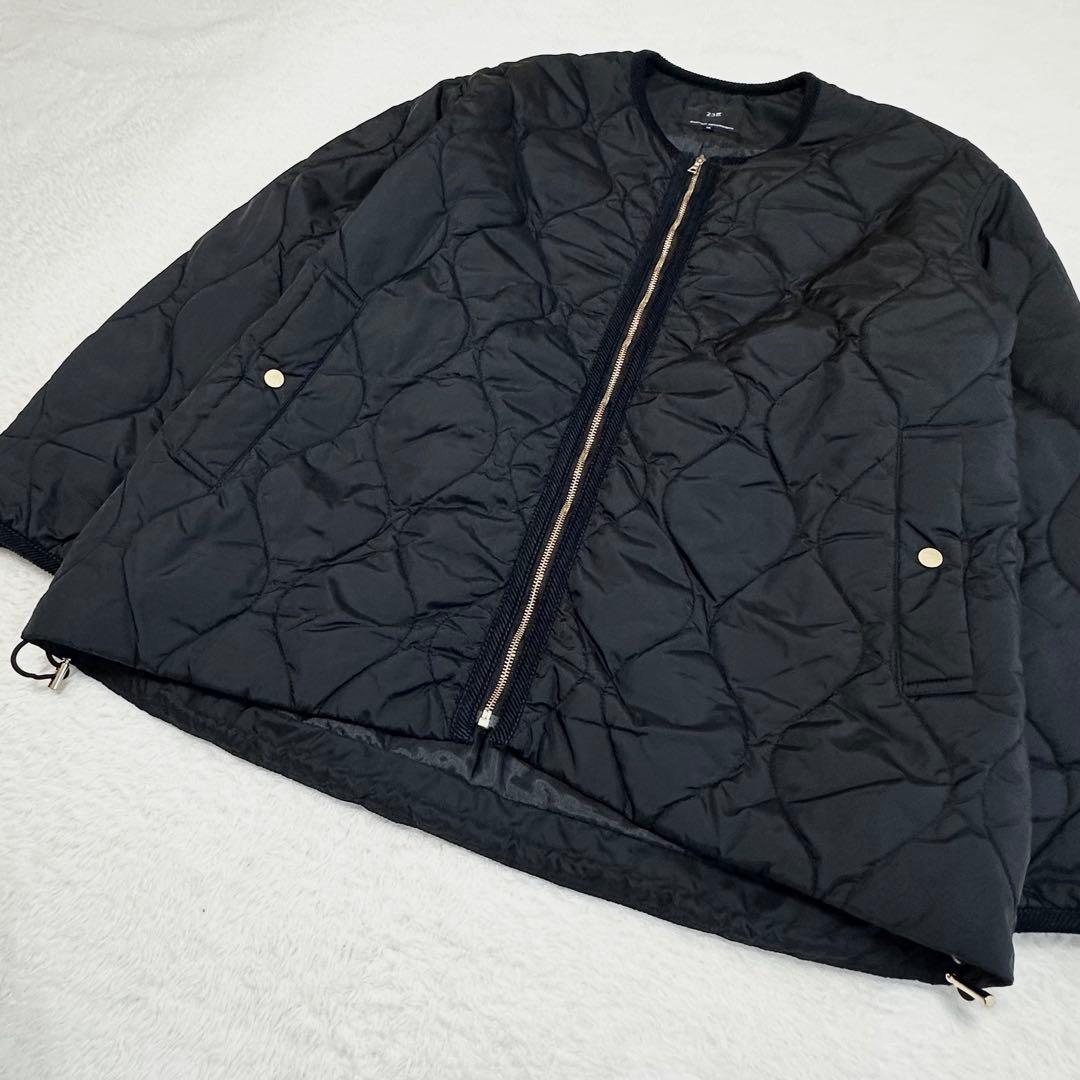 24AW 美品✨23区 ニジュウサンク キルティングジャケット 洗える/撥水加工