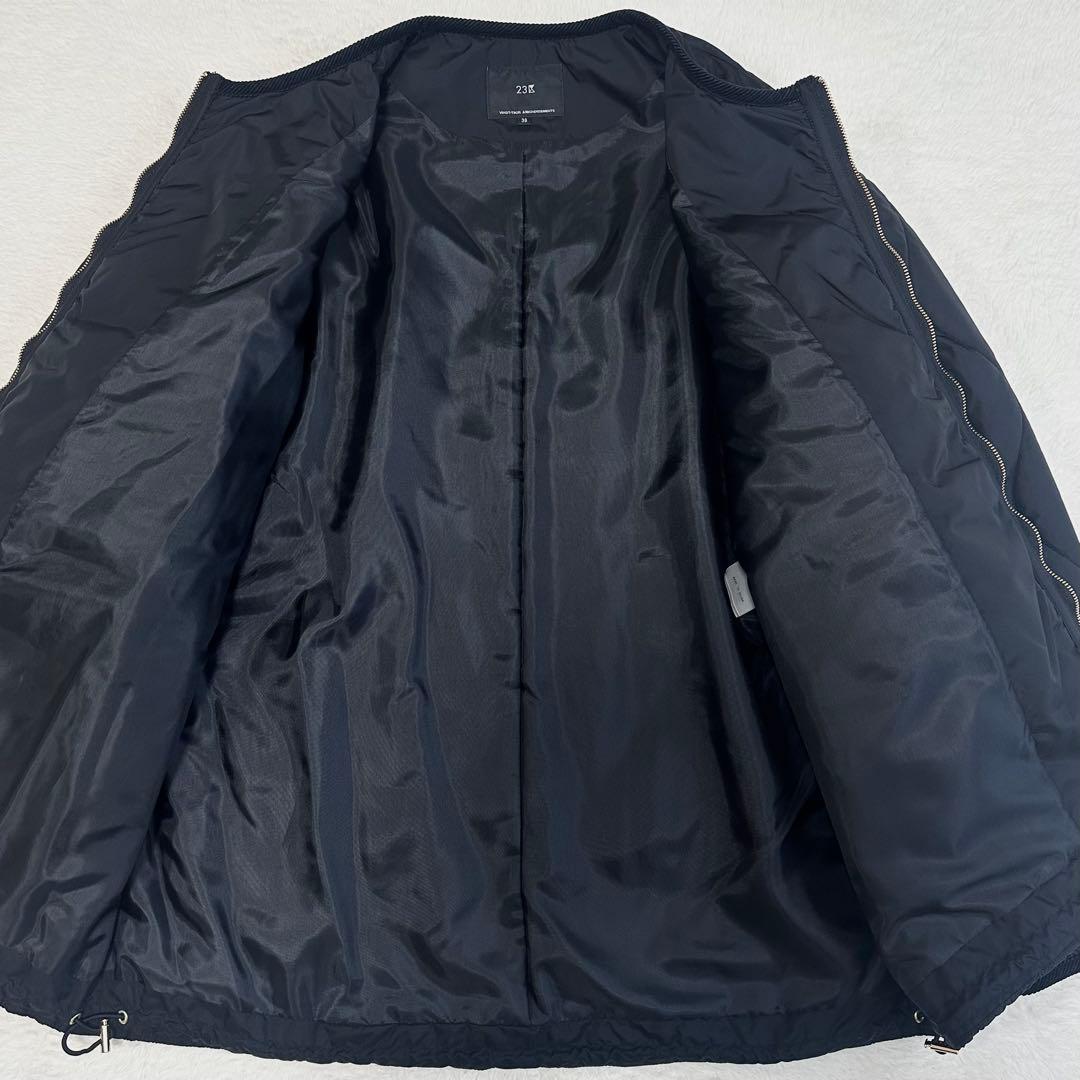 24AW 美品✨23区 ニジュウサンク キルティングジャケット 洗える/撥水加工