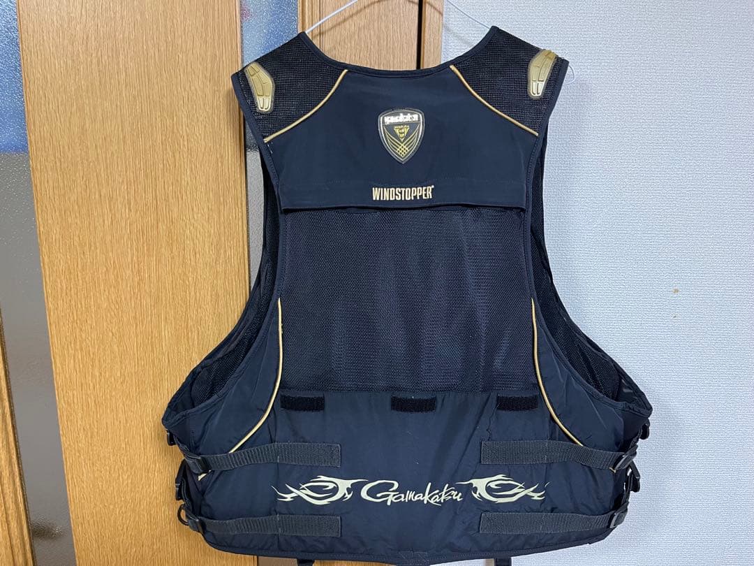 がまかつ　ウィンドストッパーフローティングベスト　LL