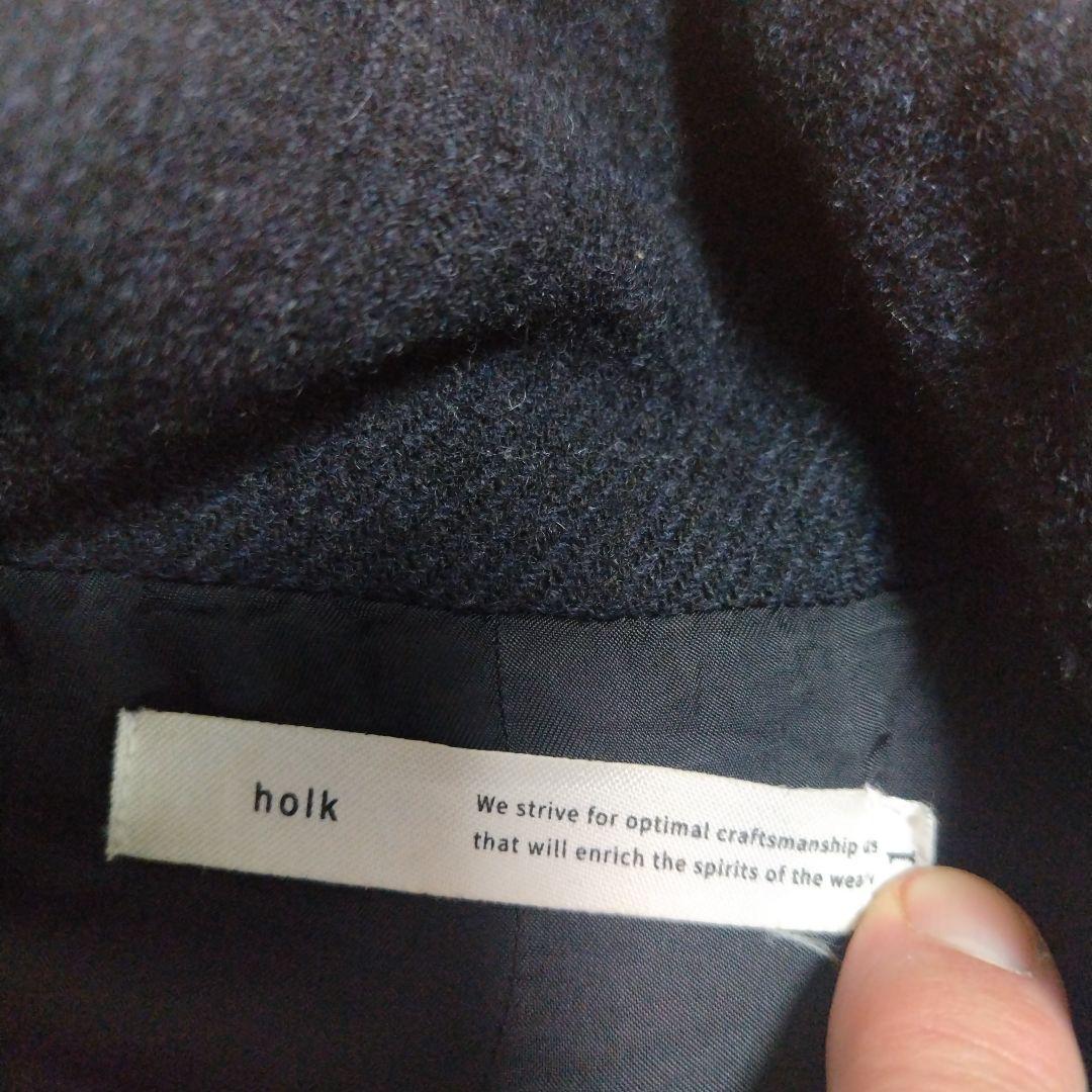 holk ダークネイビー縮絨ジャケット