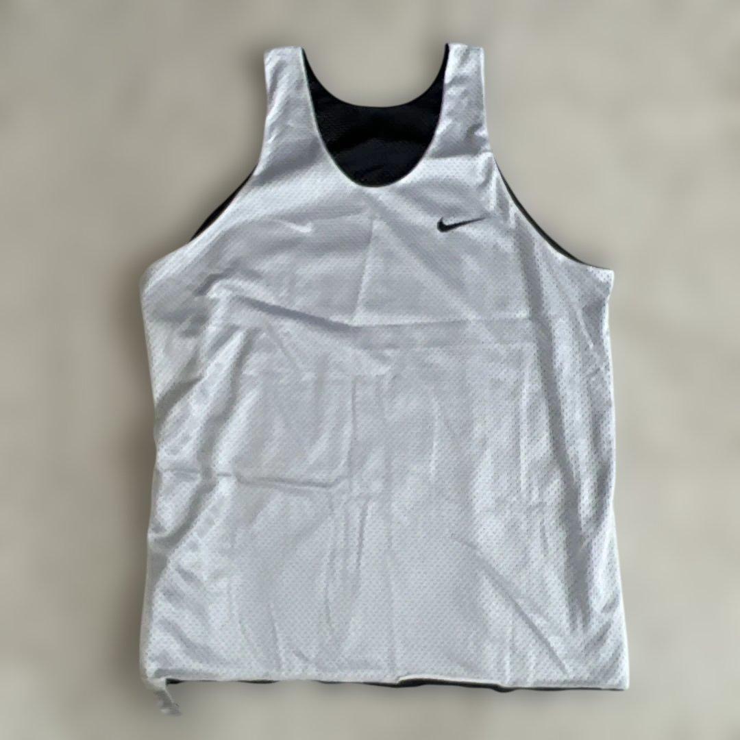 デッドストック/NIKE/ナイキ/リバーシブル/メッシュタンクトップ/黒×白