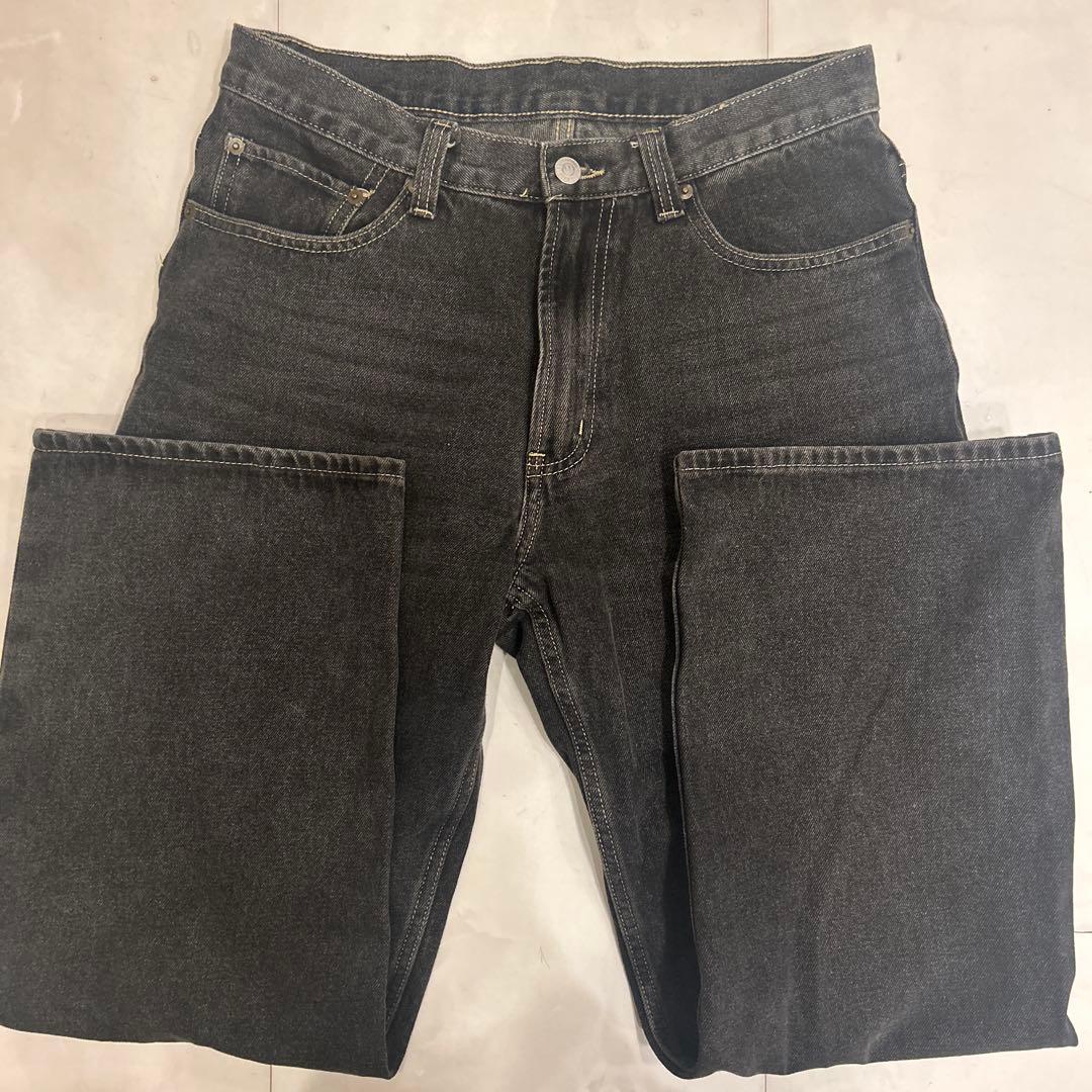 BELVET ダークグレー デニムジャケット・パンツ セット