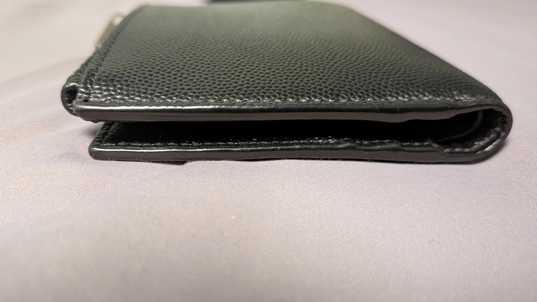 SAINT LAURENT PARISサンローラン 2つ折り財布ブラック YSL