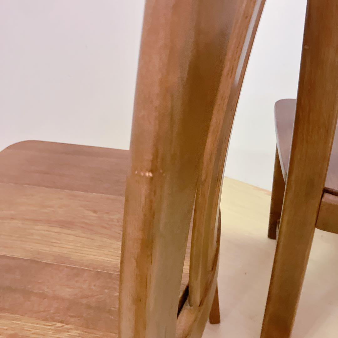 karimoku カリモク家具　木製ダイニングチェア　アームレスチェア　2脚　①