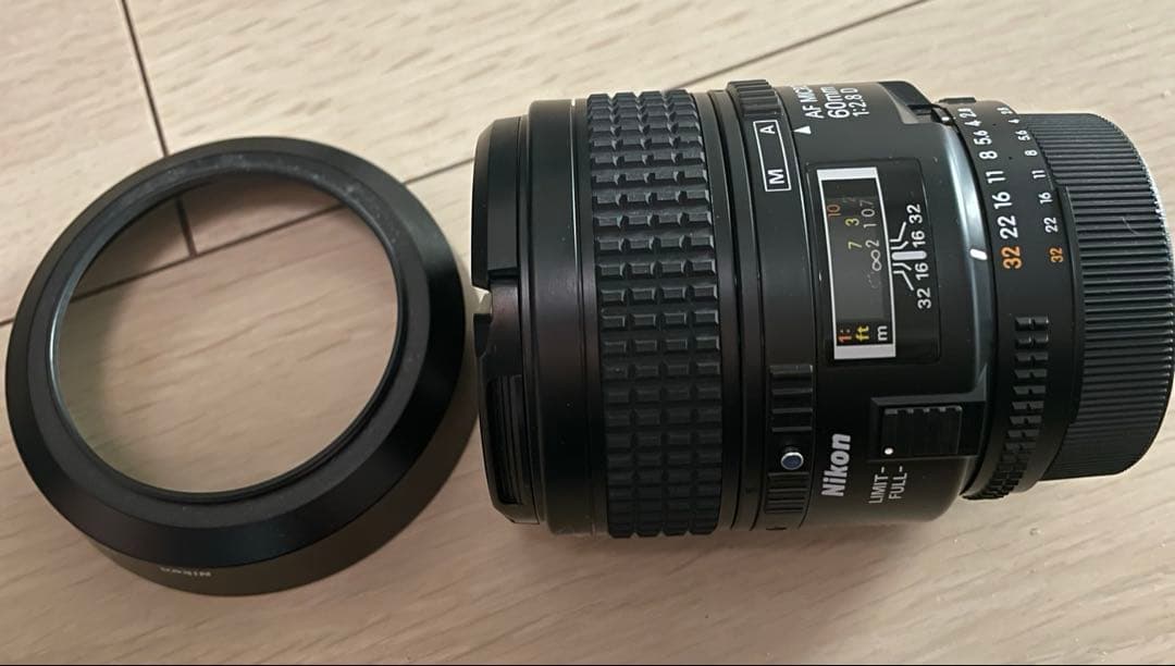 ニコンNikon 60mm 1:2.8D AF Micro Nikkor