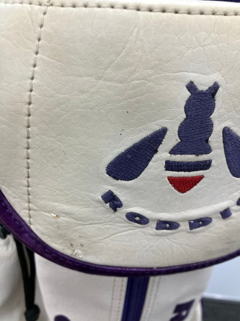 RODDIO ゴルフバッグ・キャディバッグ ホワイト/パープル　034