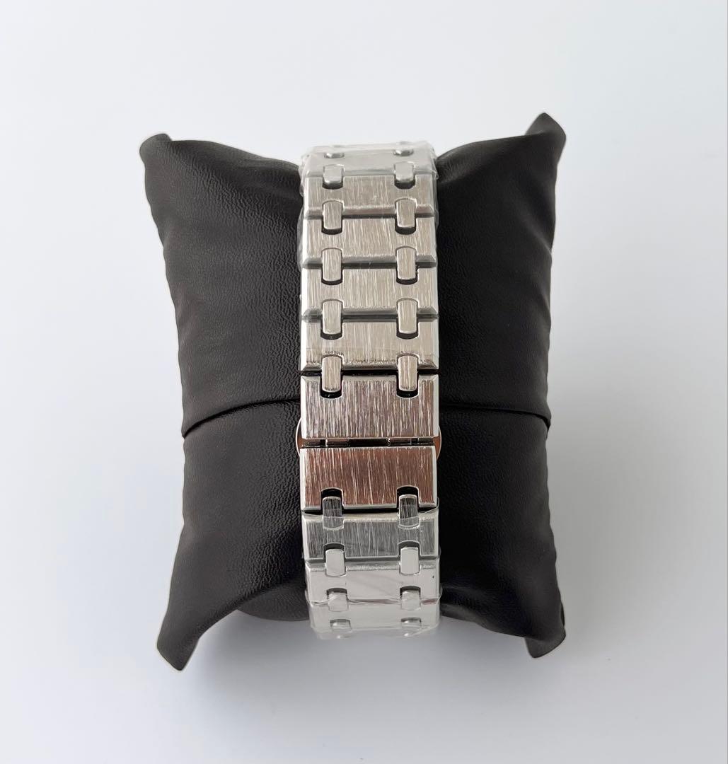 【即日発送‼️】高級感◎ロイヤルオークlikeメンズ腕時計 シルバー シンプル