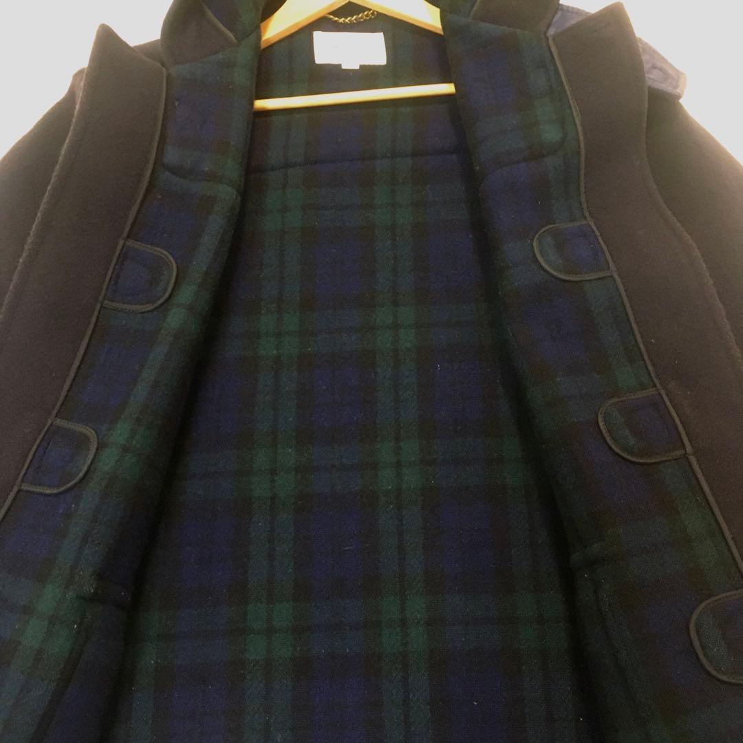 希少　ロング丈L L NEWYORKERフード付き ダッフルコートューヨーカー