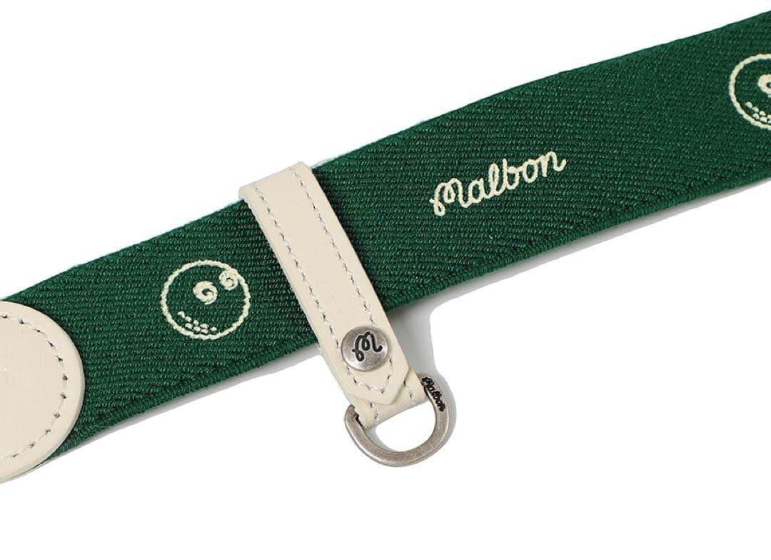 未使用タグ付き Malbon Golf マルボンゴルフ　ストレッチ　ベルト