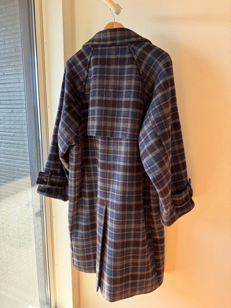 ココ様Naptime チェスターコート　Nissy チェックネイビー