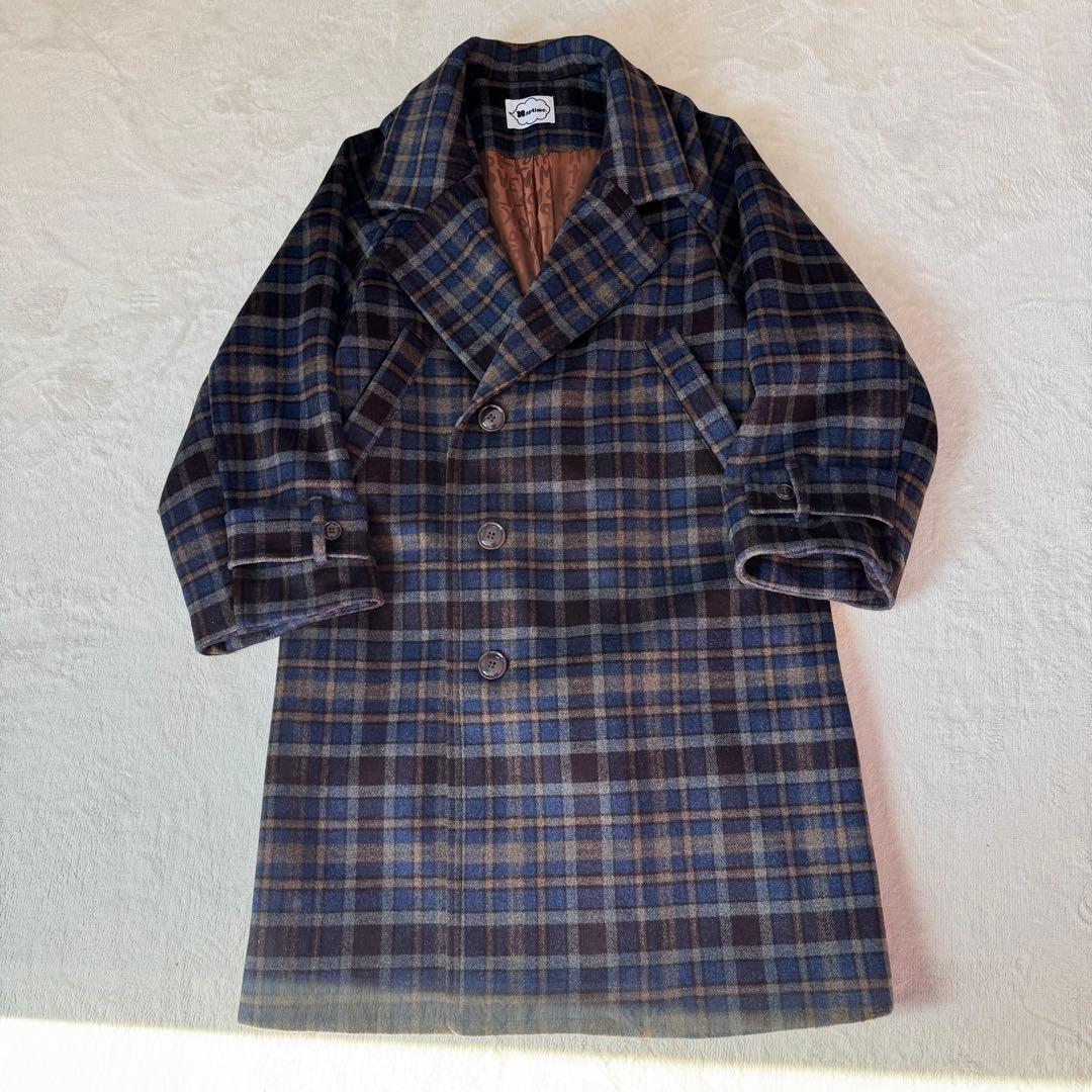 ココ様Naptime チェスターコート　Nissy チェックネイビー