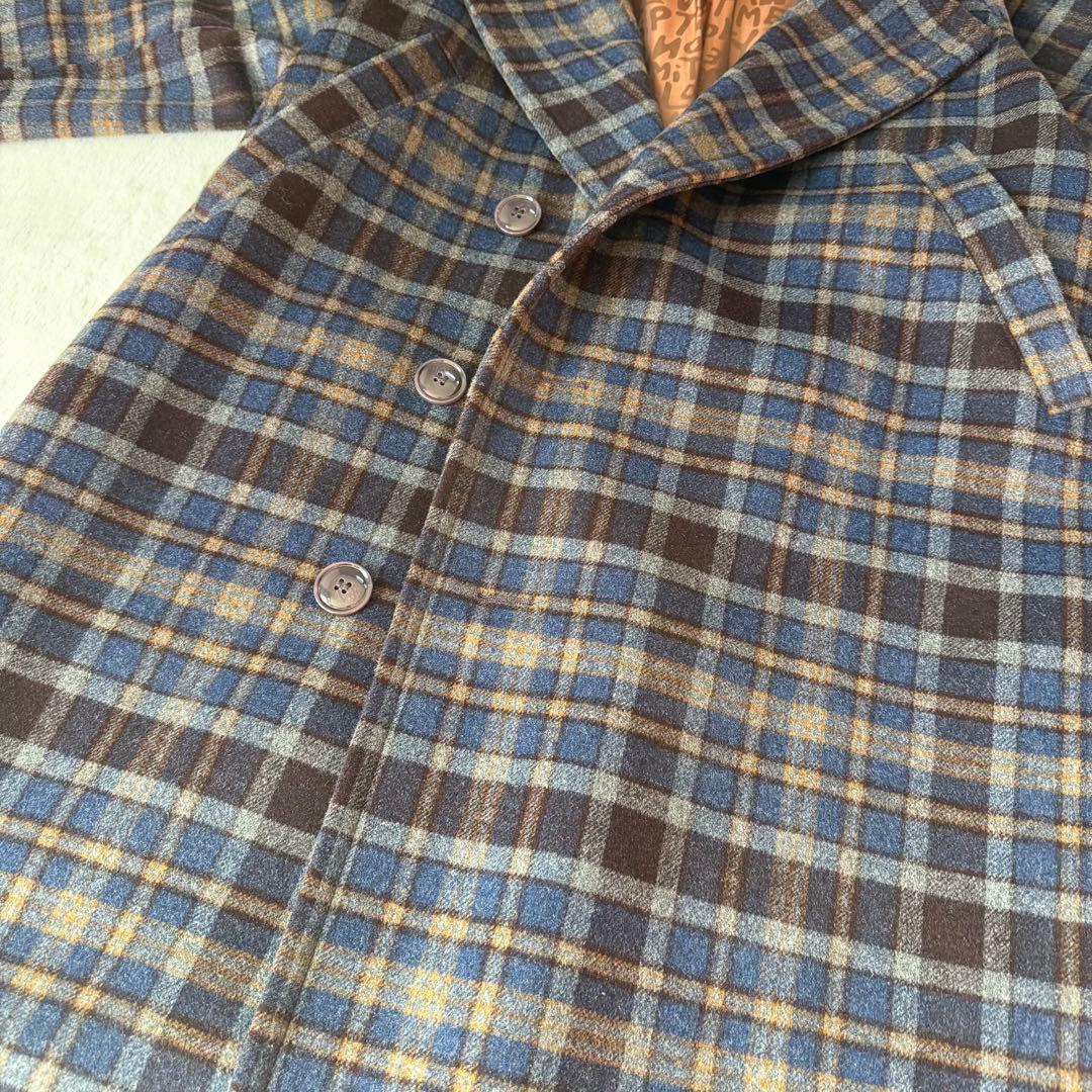 ココ様Naptime チェスターコート　Nissy チェックネイビー