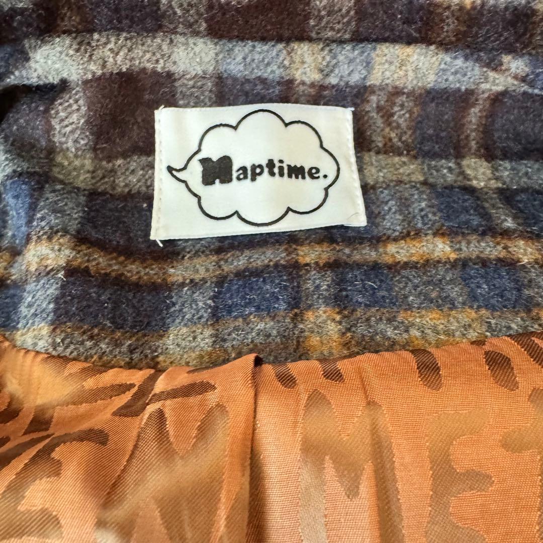 ココ様Naptime チェスターコート　Nissy チェックネイビー