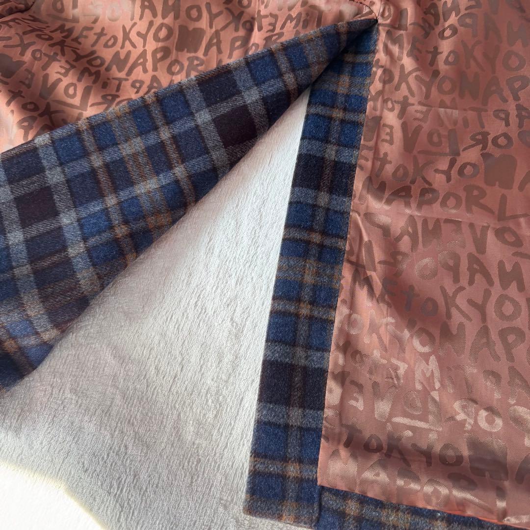 ココ様Naptime チェスターコート　Nissy チェックネイビー