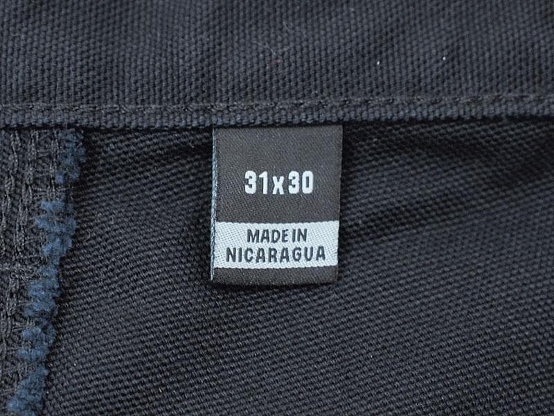 美品 Carhartt B11 ペインター パンツ ダック ブラック 31