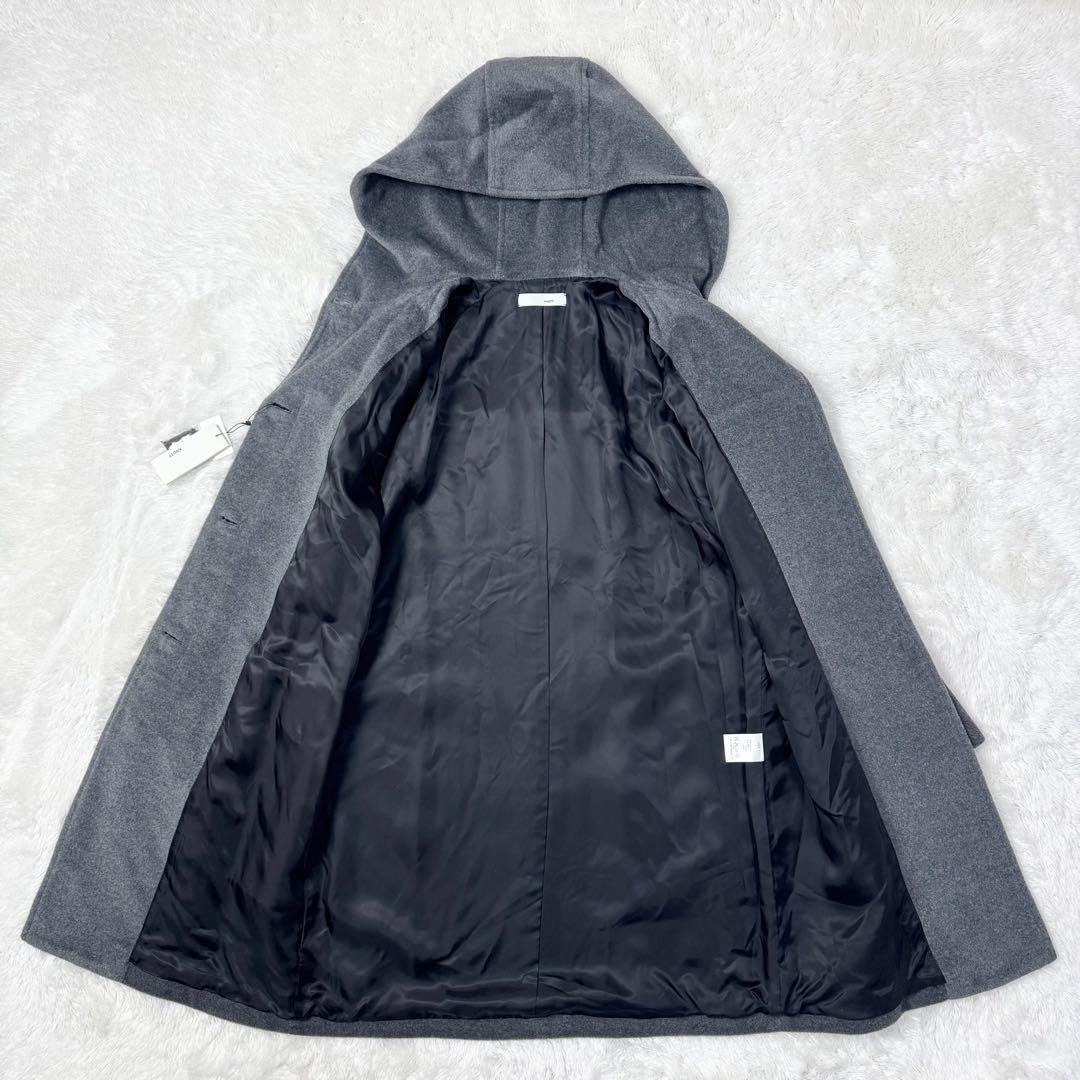 【タグ付き新品】ノット　アンゴラ混フード付きウールコート　トゥモローランド