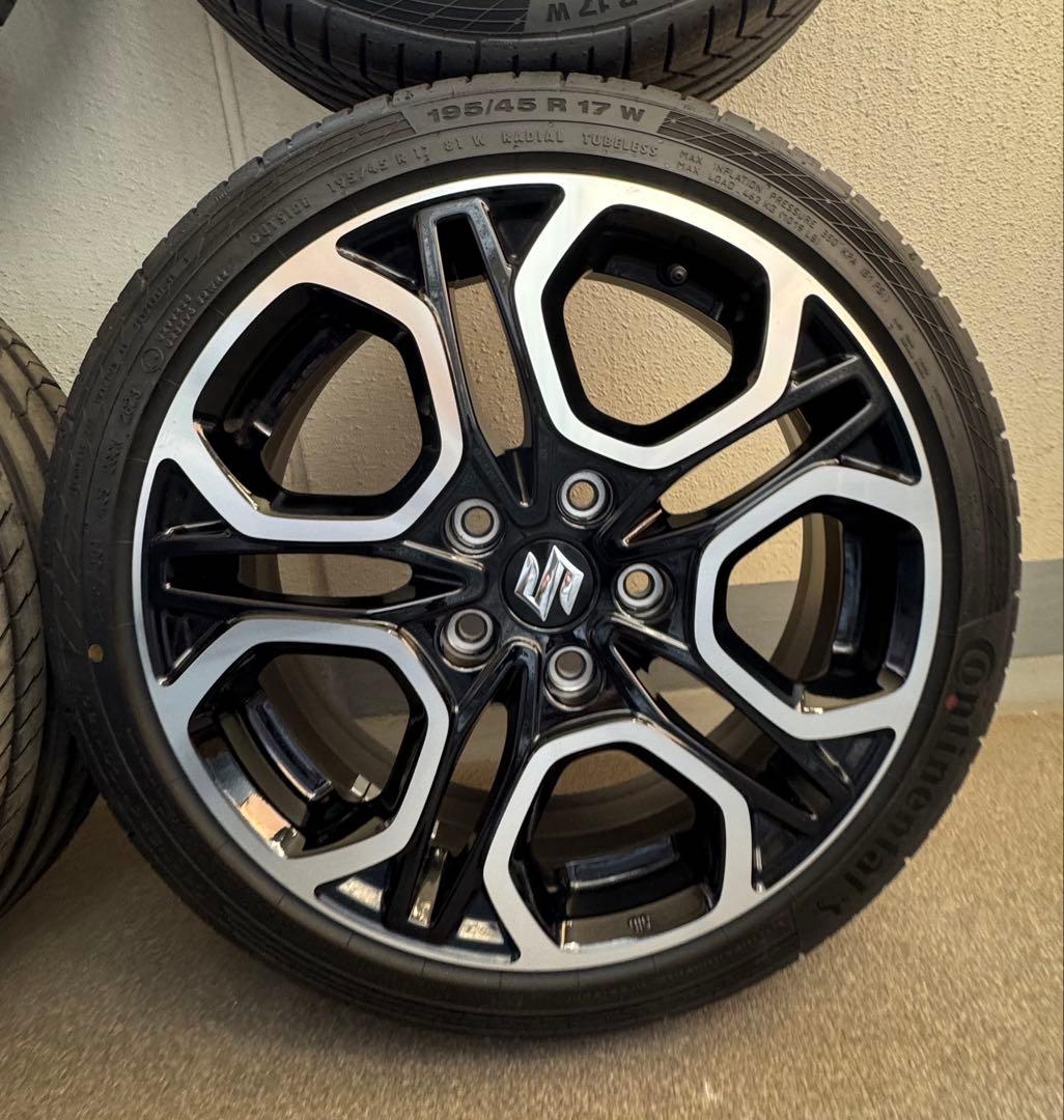 スイフトスポーツ ZC33S 純正タイヤ&ホイール 【24年8月新車取り外し品】