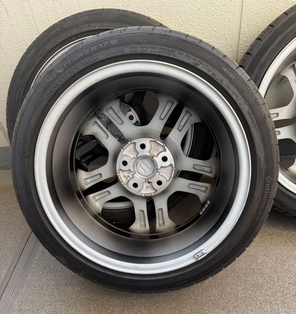 スイフトスポーツ ZC33S 純正タイヤ&ホイール 【24年8月新車取り外し品】