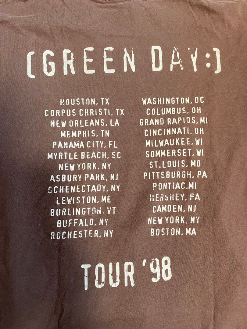 ⭐*︎様 【USA製】GreenDay nimrod. TOUR 98 XL g