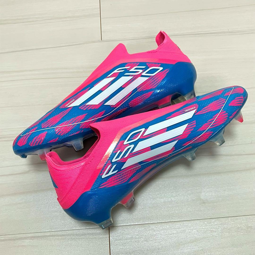 adidas アディダス F50 エリート レースレス FG 25.0 ピンク